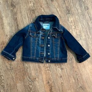 Dark Blue Denim Jacket- 18/24 months